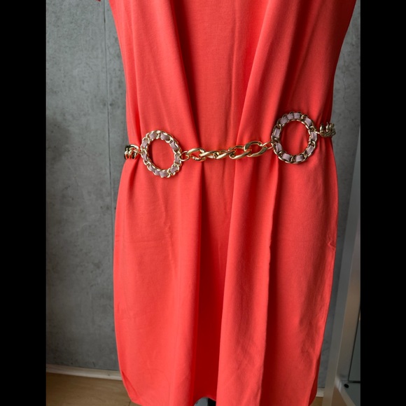 Theory T-Shirt Dress in Neon Pink—NWT - Picture 11 of 16